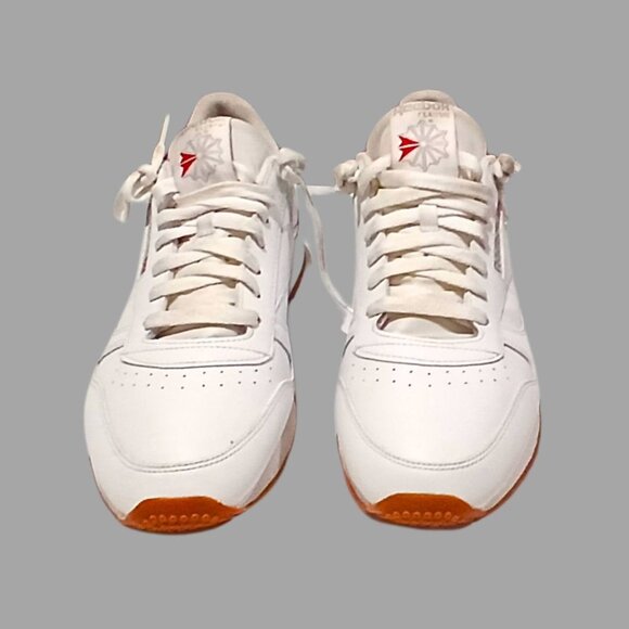 Reebok Mens Classic Leather Sneakers Size 13 Running Gym Workout Gum Sole GT0952 - Picture 2 of 6